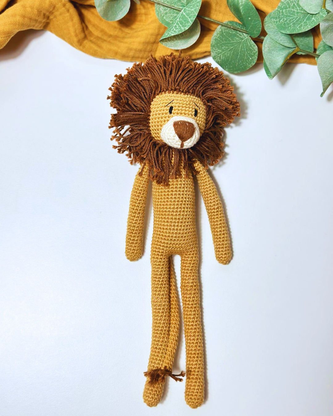 Amigurumi Lion Cuddly Friend - Adiko Kids