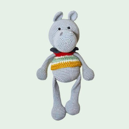 Adiko Kids - Amigurumi Hippo Cuddly Friend