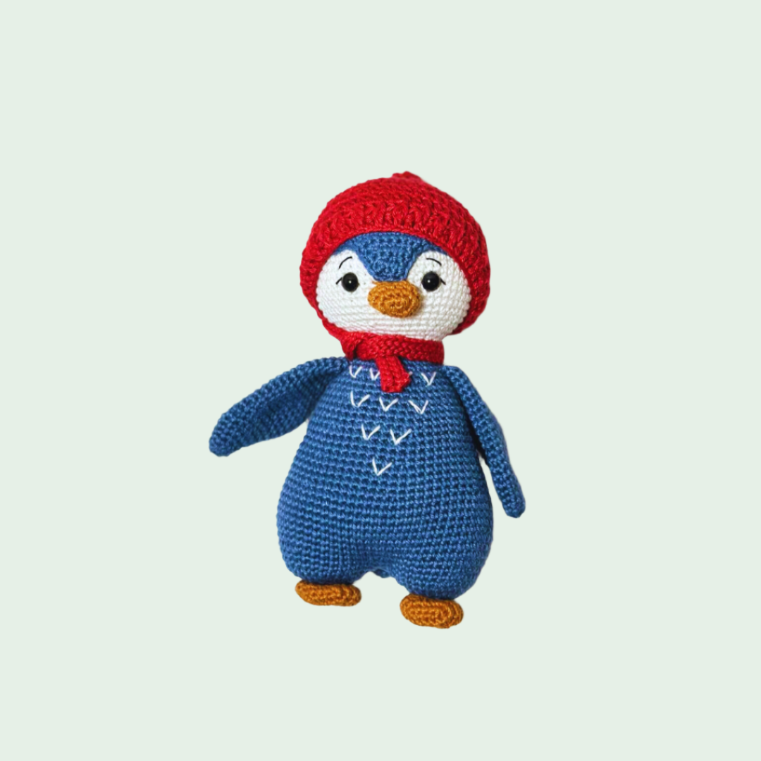 Adiko Kids - Amigurumi Small Penguin Cuddly Friend