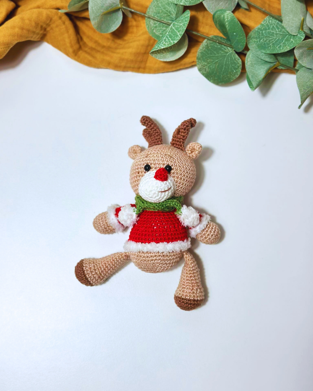 Amigurumi Christmas Deer Cuddly Friend - Adiko Kids