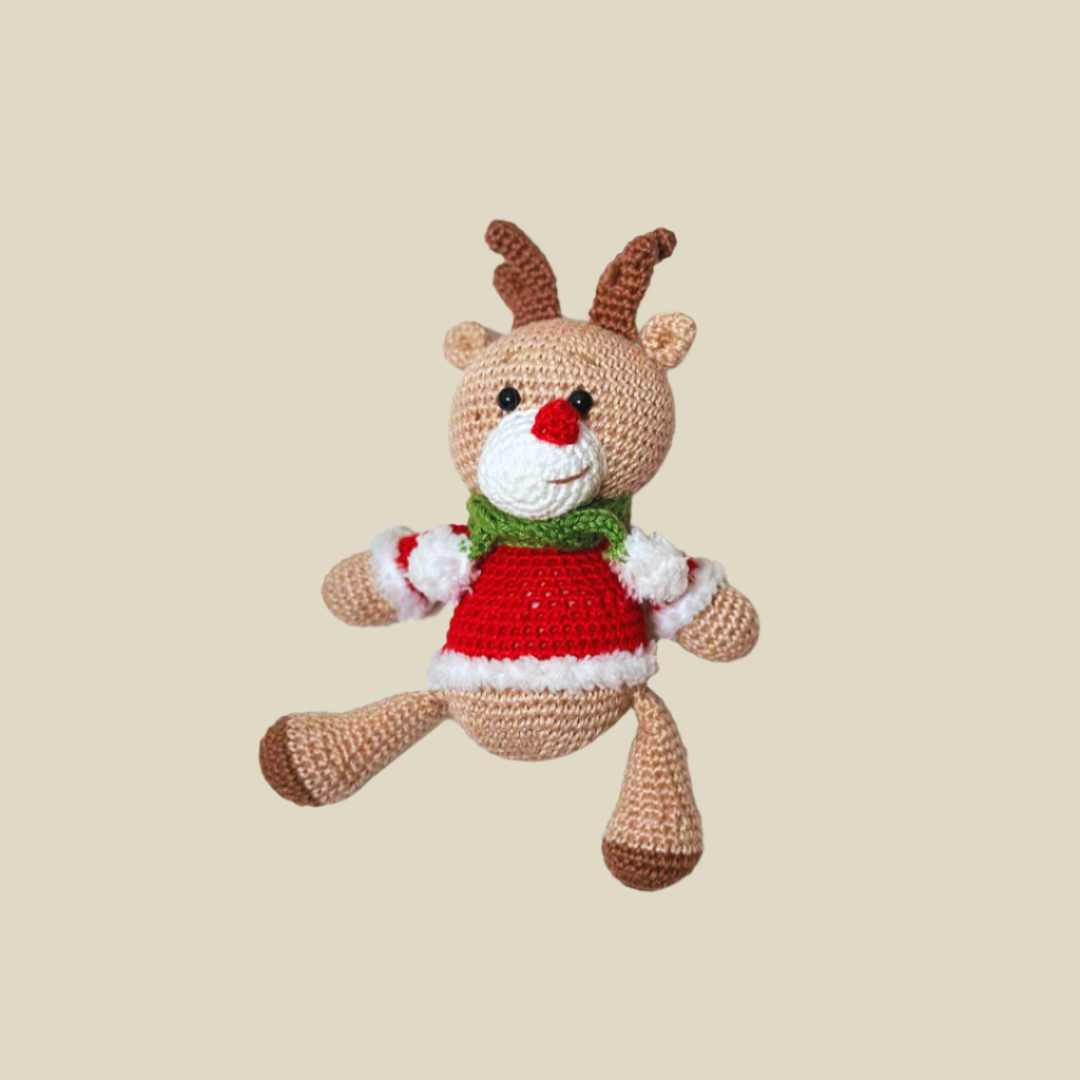 Adiko Kids - Amigurumi Sweet Christmas Deer Cuddly Friend