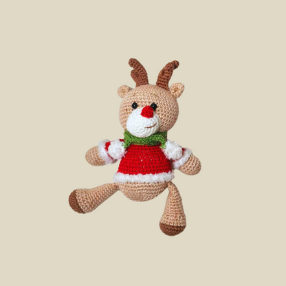 Adiko Kids - Amigurumi Christmas Deer Cuddly Friend