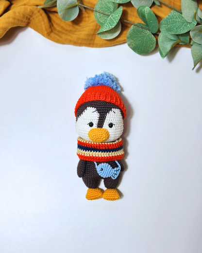 Amigurumi Fisher Penguin Cuddly Friend - Adiko Kids