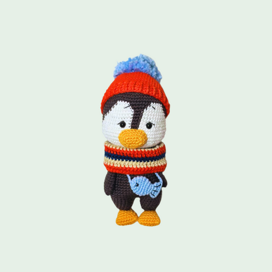 Adiko Kids - Amigurumi Fisher Penguin Cuddly Friend