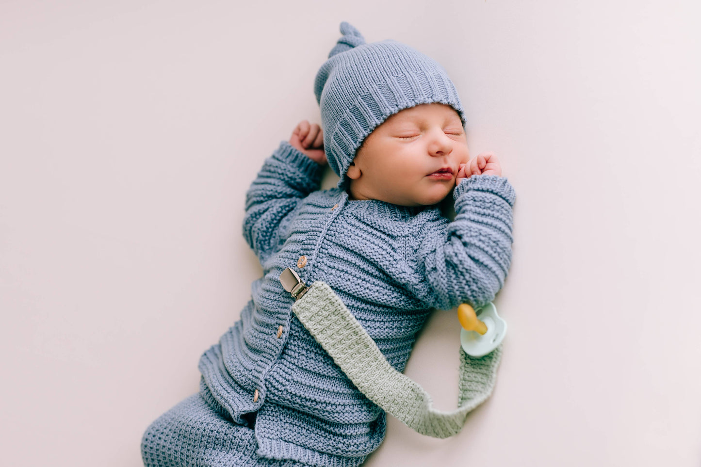 Jeans knot hat