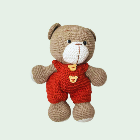 Adiko Kids - Amigurumi Bear Cuddly Friend Brown