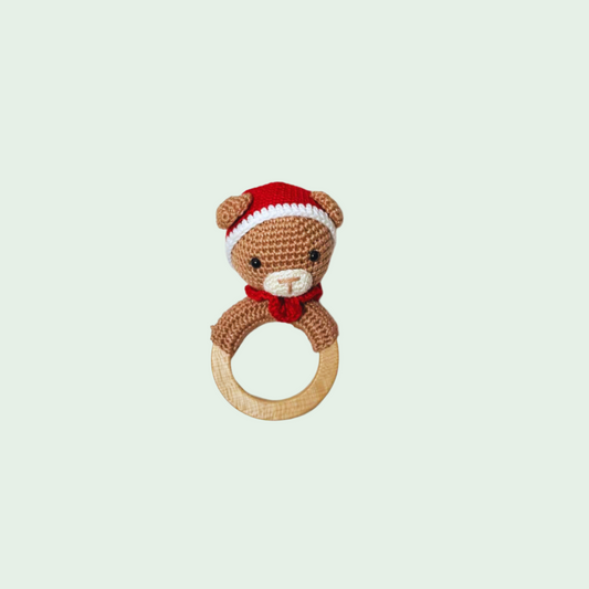 Adiko Kids - Amigurumi Christmas Bear Rattle