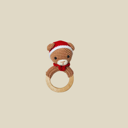 Adiko Kids - Amigurumi Christmas Bear Rattle