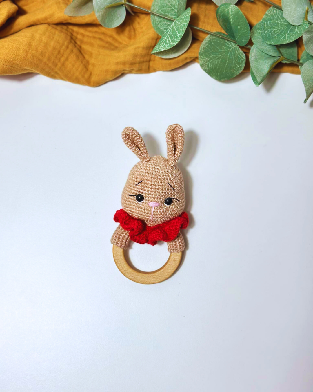 Amigurumi Bunny Rattle - Adiko Kids