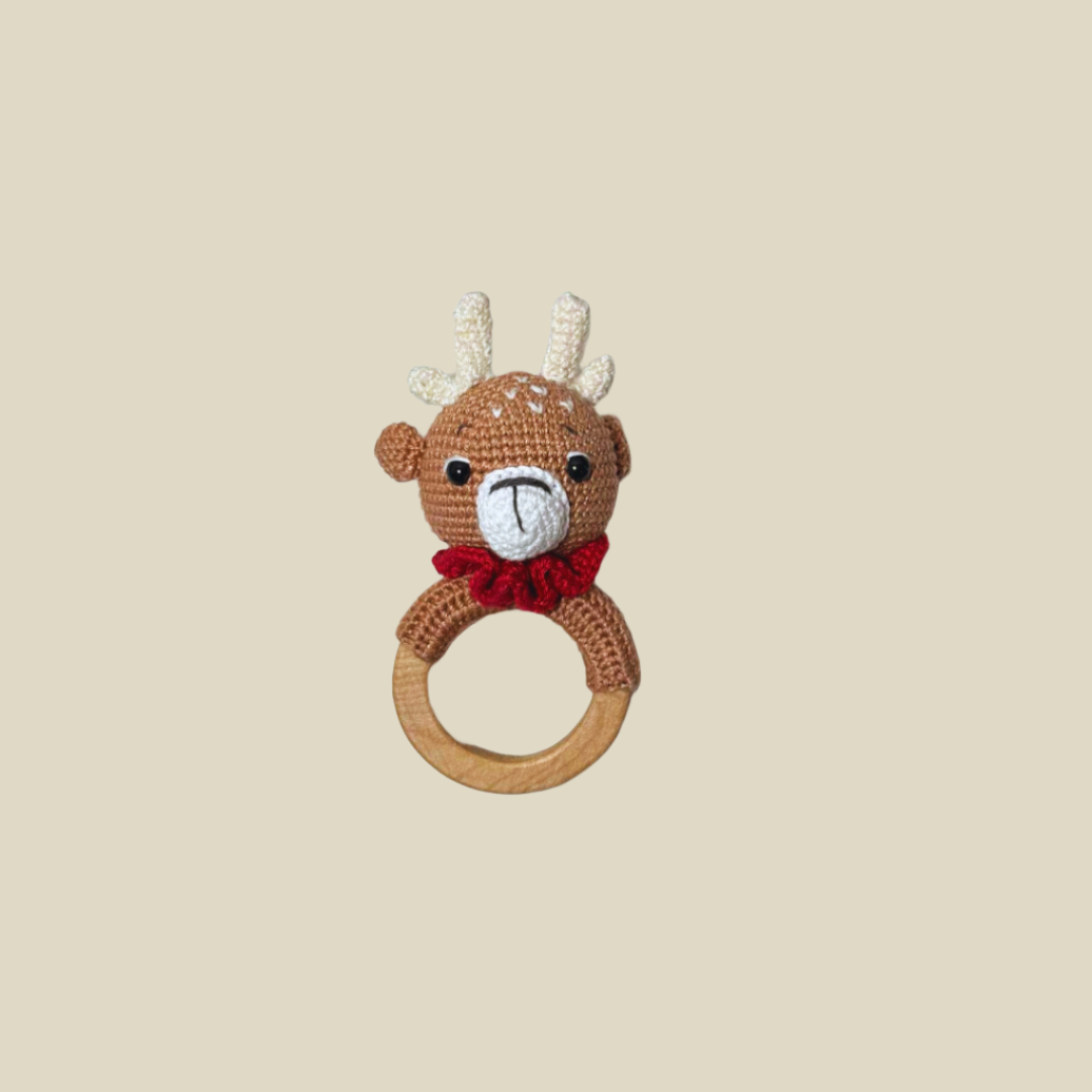 Adiko Kids - Amigurumi Christmas Deer 2 Rattle