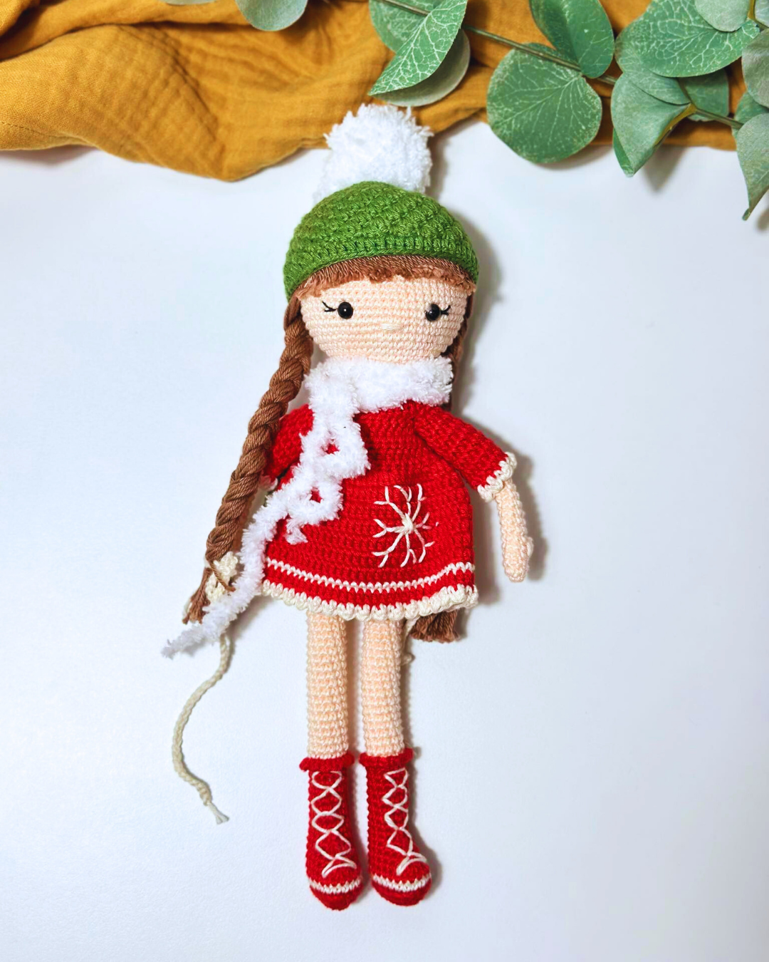 Amigurumi Snowgirl Cuddly Friend - Adiko Kids