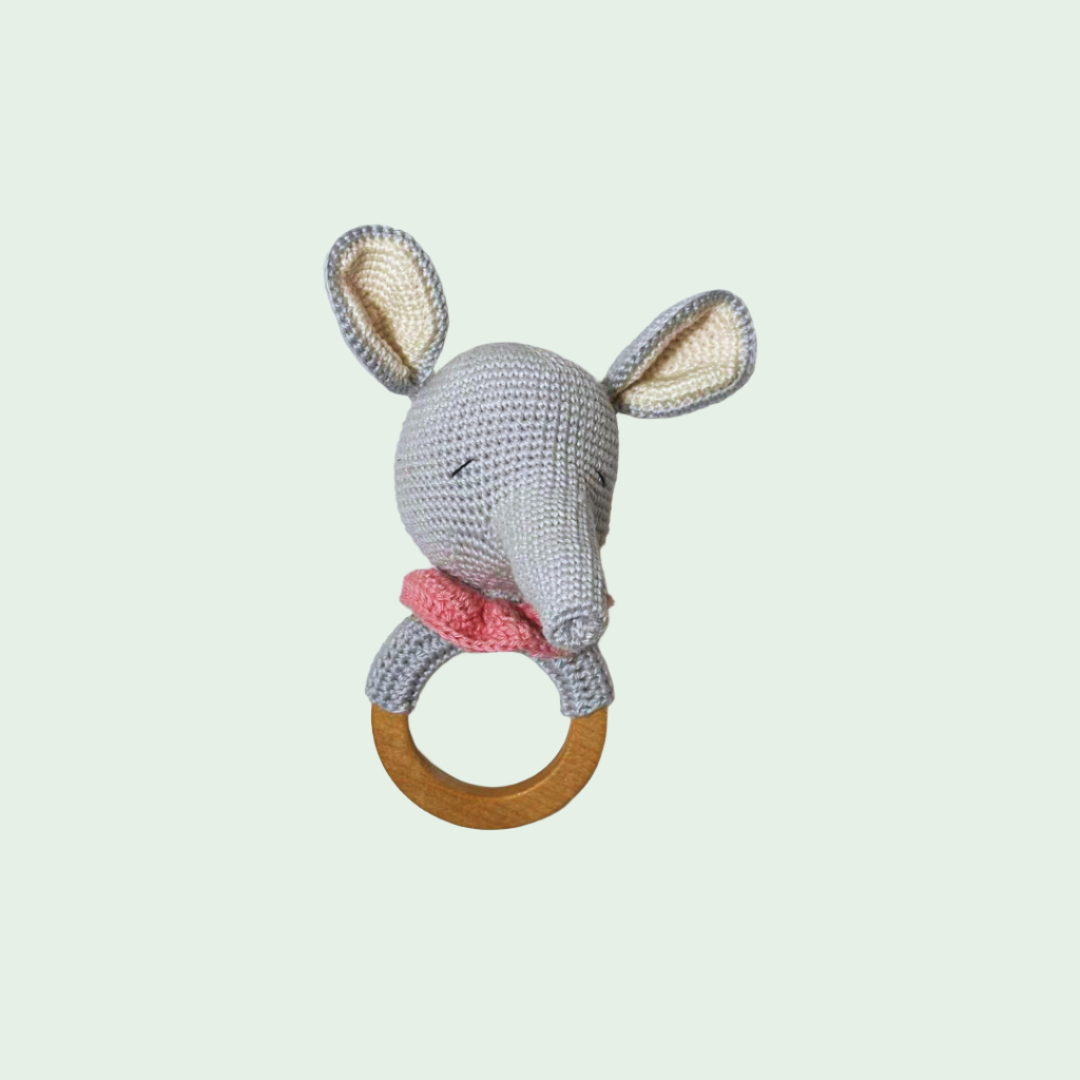 Adiko Kids - Amigurumi Elephant Rattle