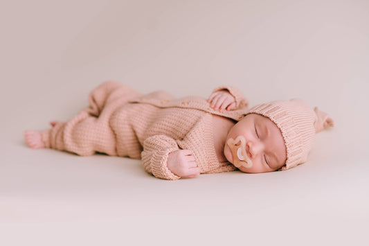 Pink knot hat