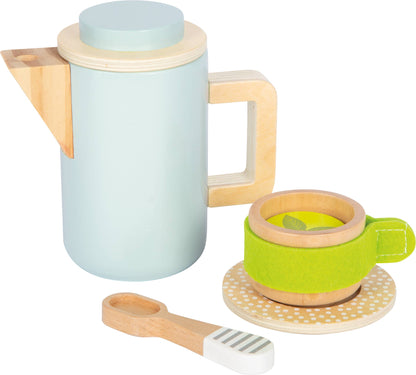 Children's Kitchen Coffee and Tea Set | Kitchen Toys | Wood - Adiko Kids