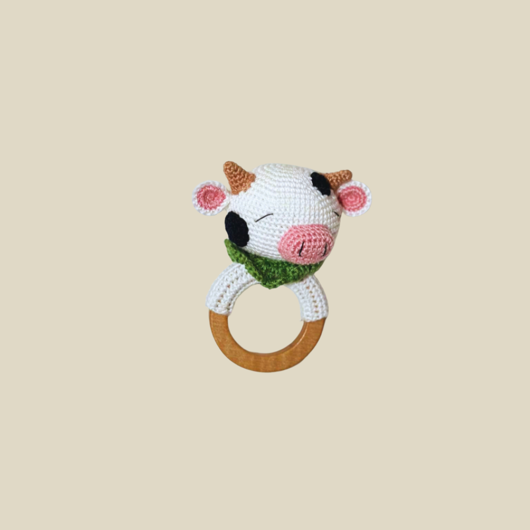 Adiko Kids - Amigurumi Cow Rattle