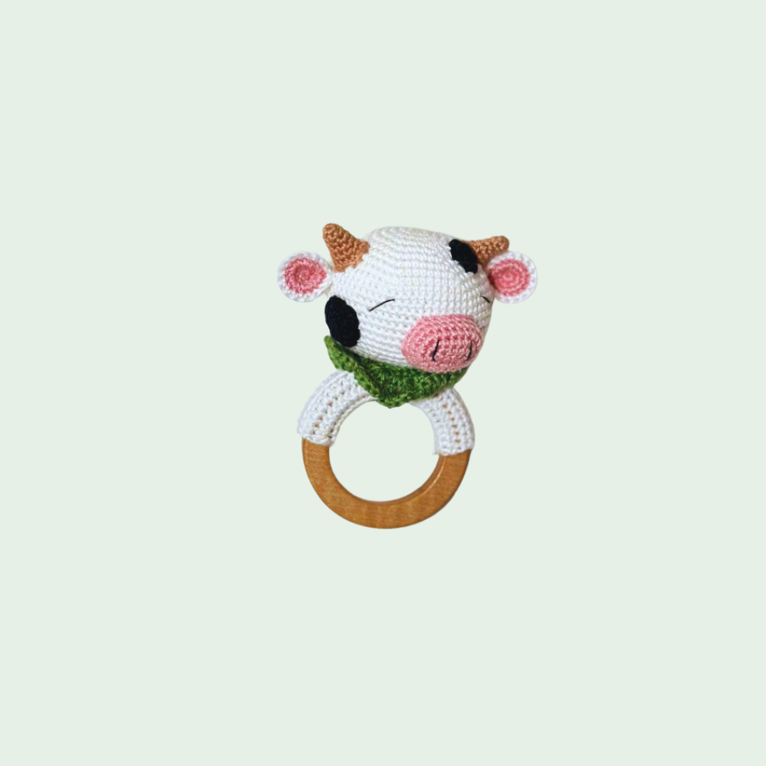 Adiko Kids - Amigurumi Cow Rattle