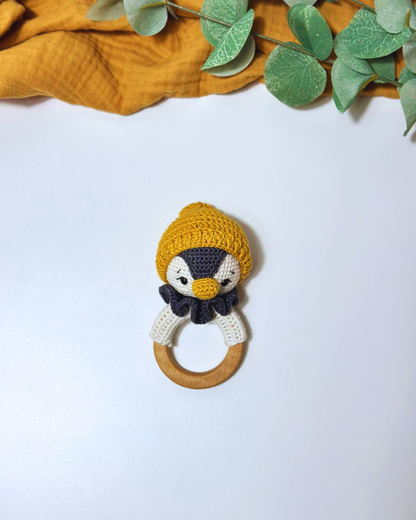 Amigurumi Penguin Rattle - Adiko Kids