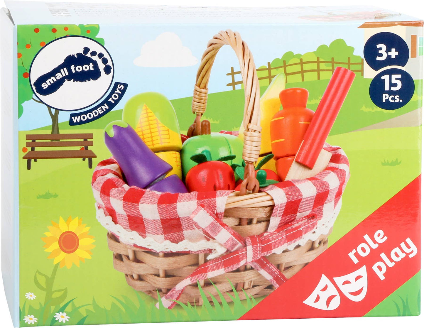 Shopping Basket with Cuttable Fruits - Adiko Kids