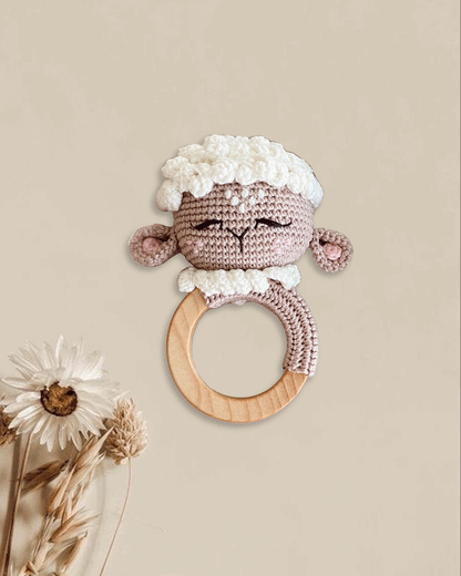 Amigurumi Sheep Rattle - Adiko Kids