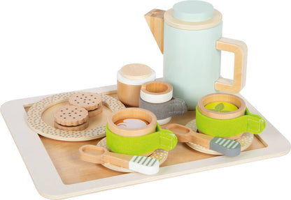 Children's Kitchen Coffee and Tea Set | Kitchen Toys | Wood - Adiko Kids