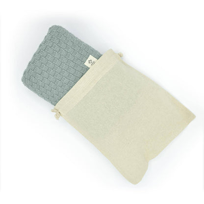 Square mint baby blanket